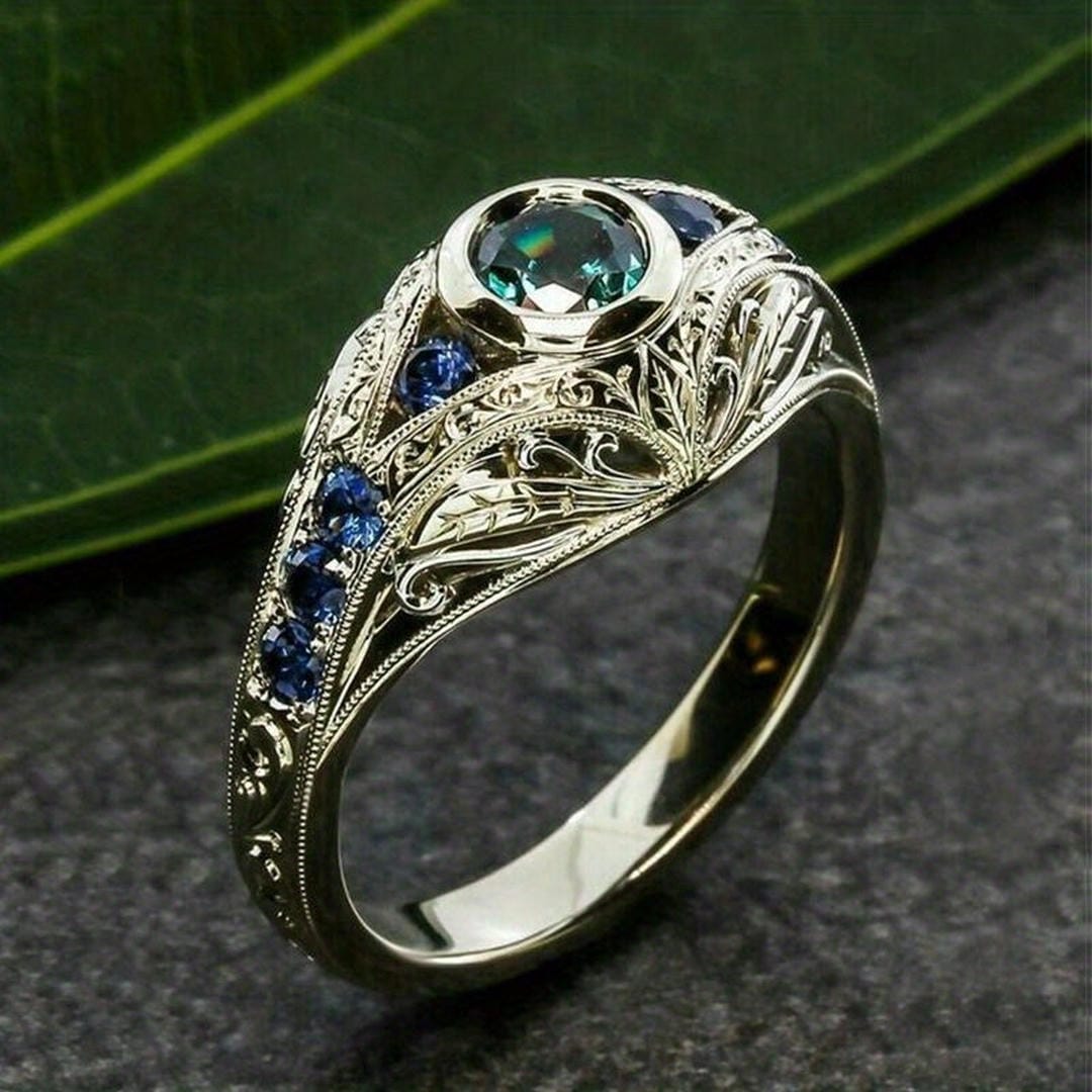 Windsor Azure Ring Cubic Zirconia