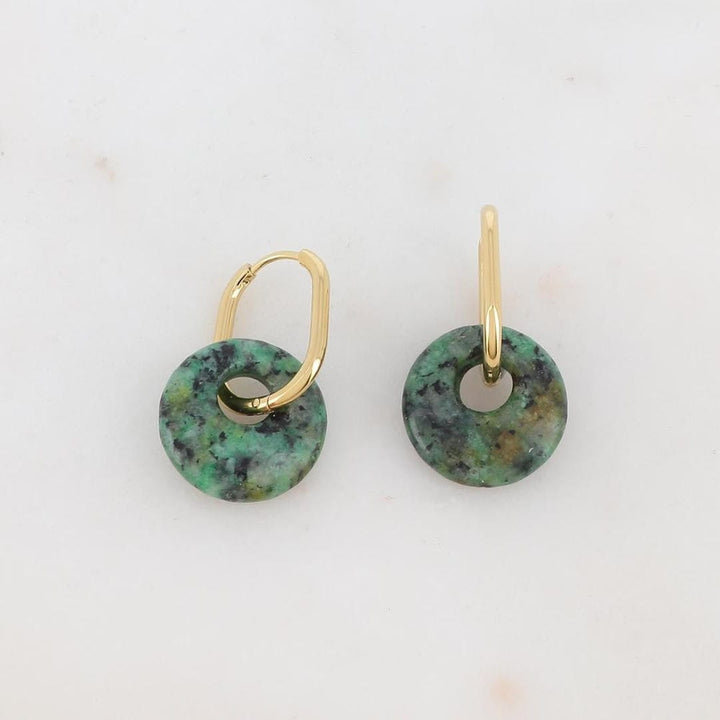 Tirza Earrings Natural Stone