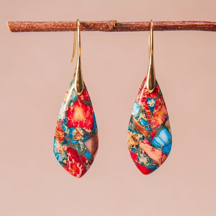 Vibrant Boho Dangle Earrings