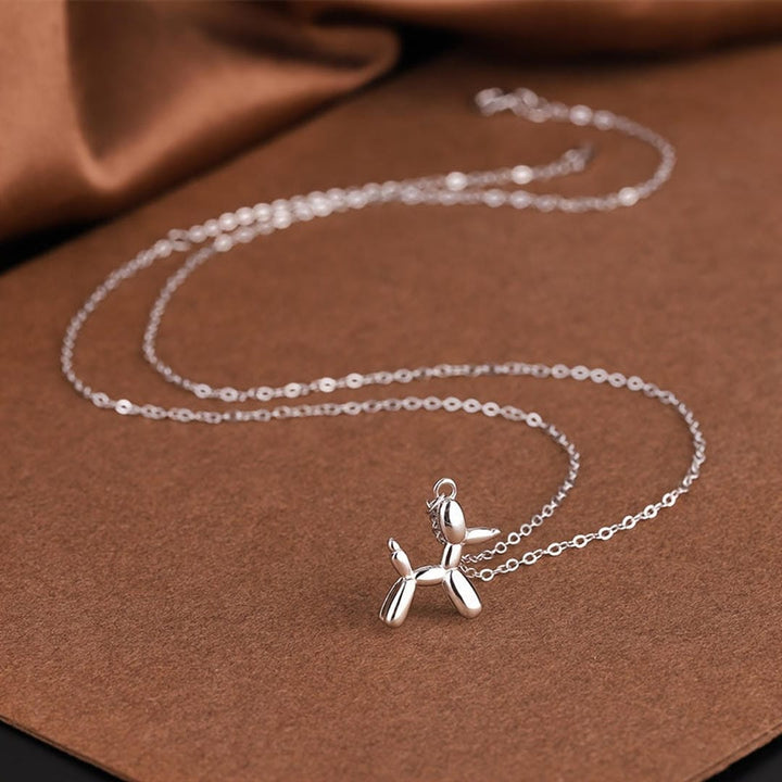 Dog Balloon Charm Necklace