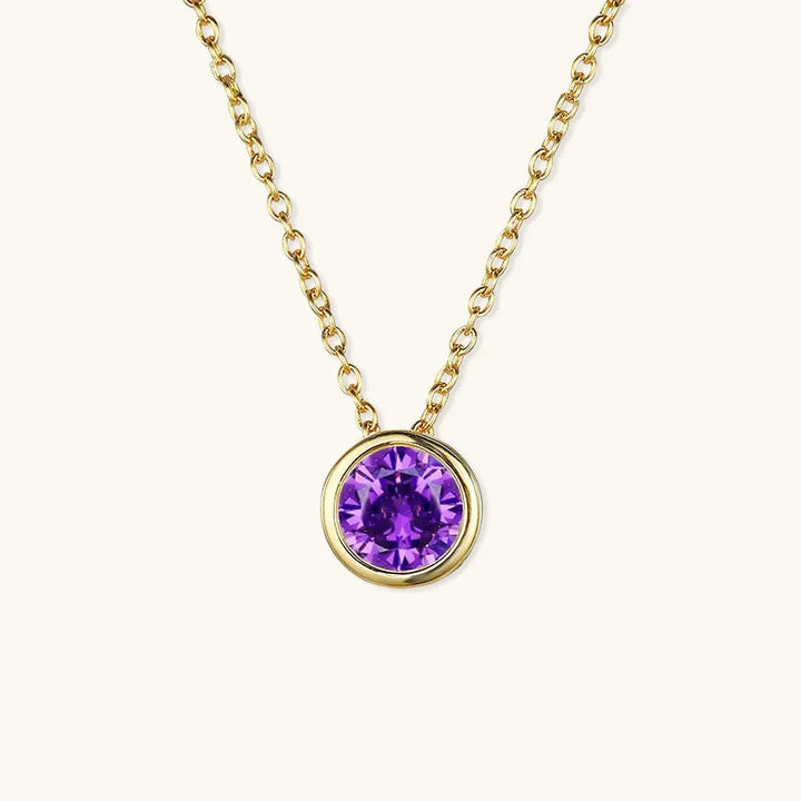 Radiant Gemstone Gold Chain