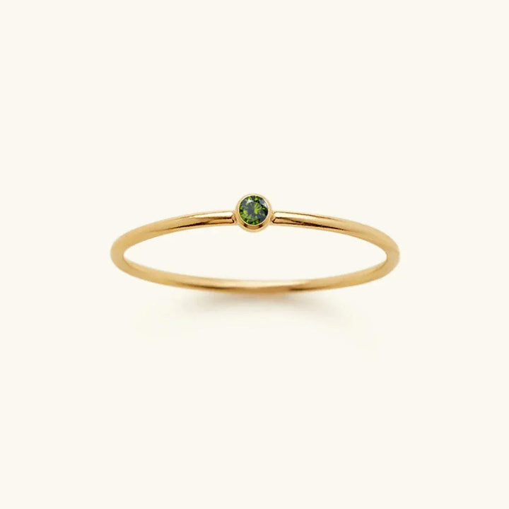 Precious Gemstone Stacker Ring