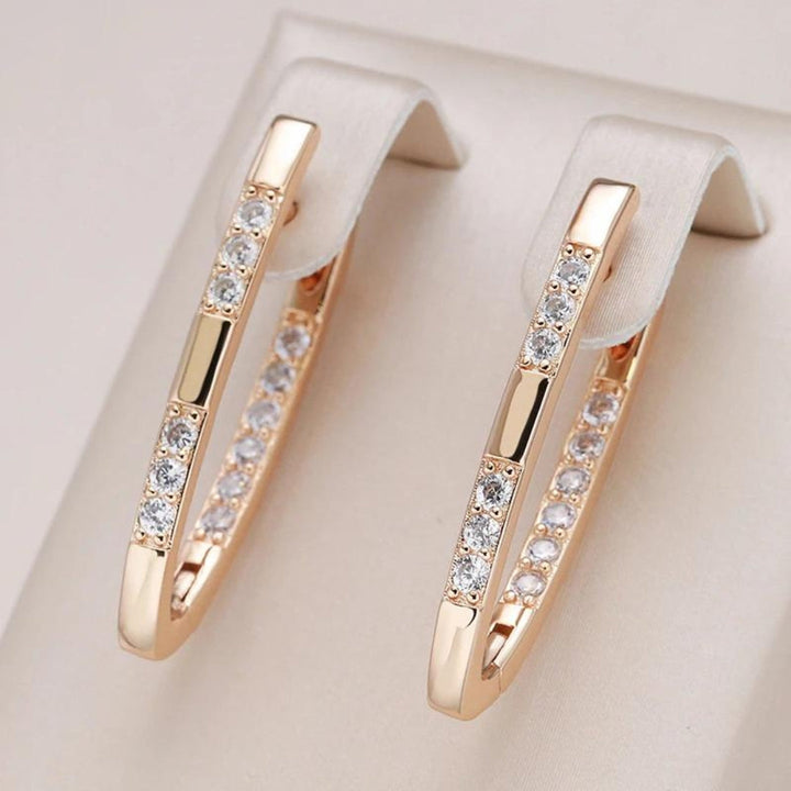 Radiant Crystal Zirconia Earrings