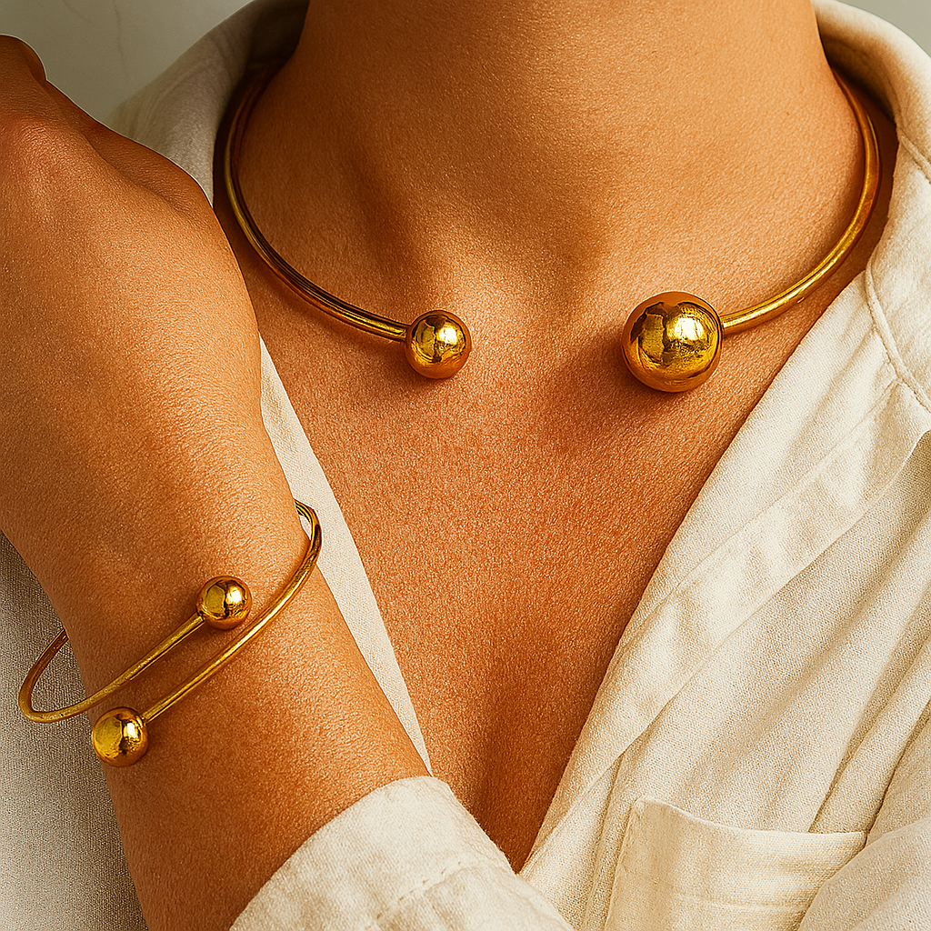 Curated Necklace Bracelet Set