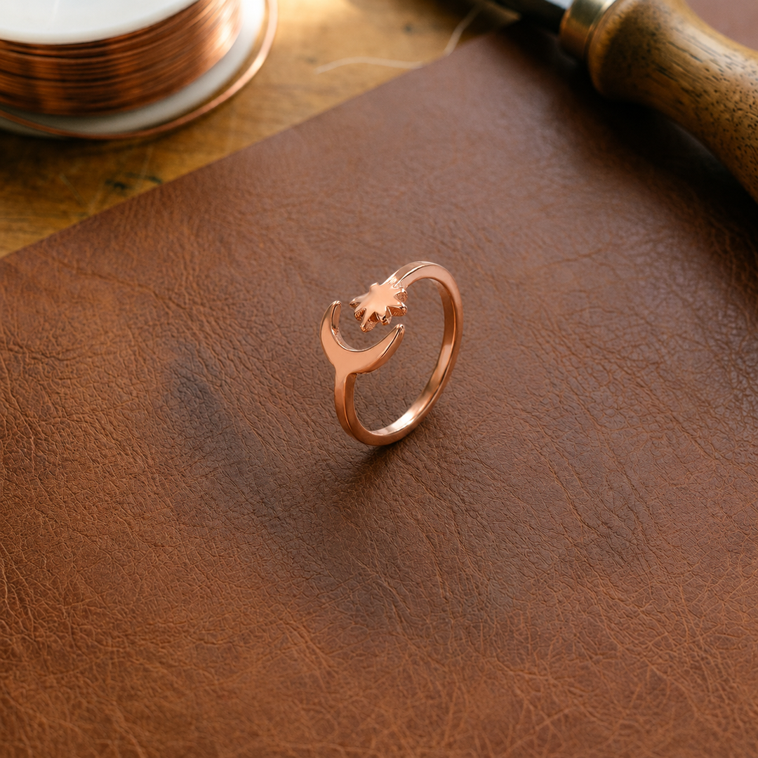 Reverie Lunar Copper Toe Ring