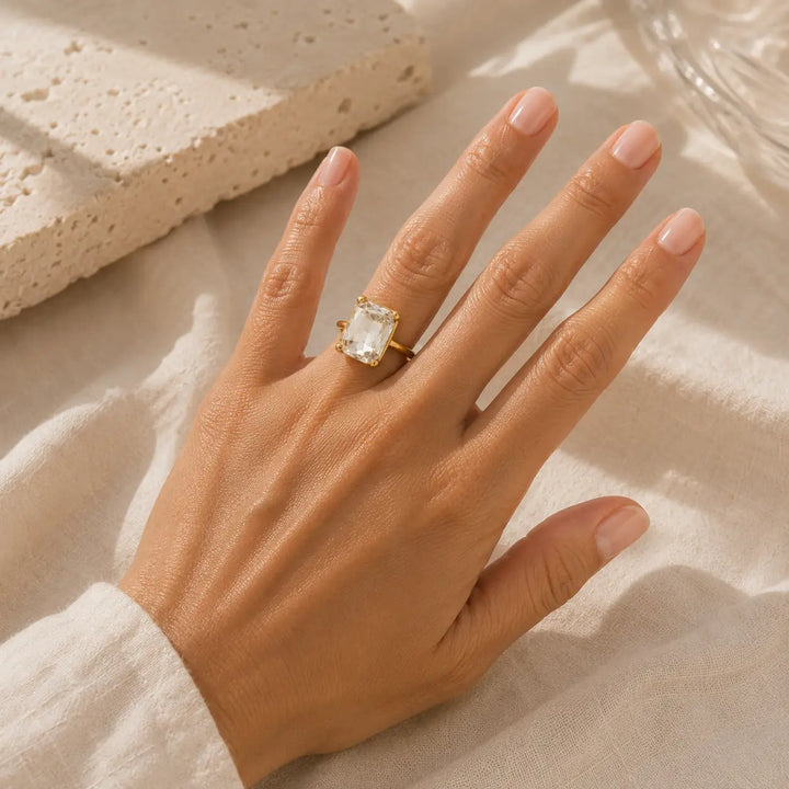 Crystal Vault Vintage Ring