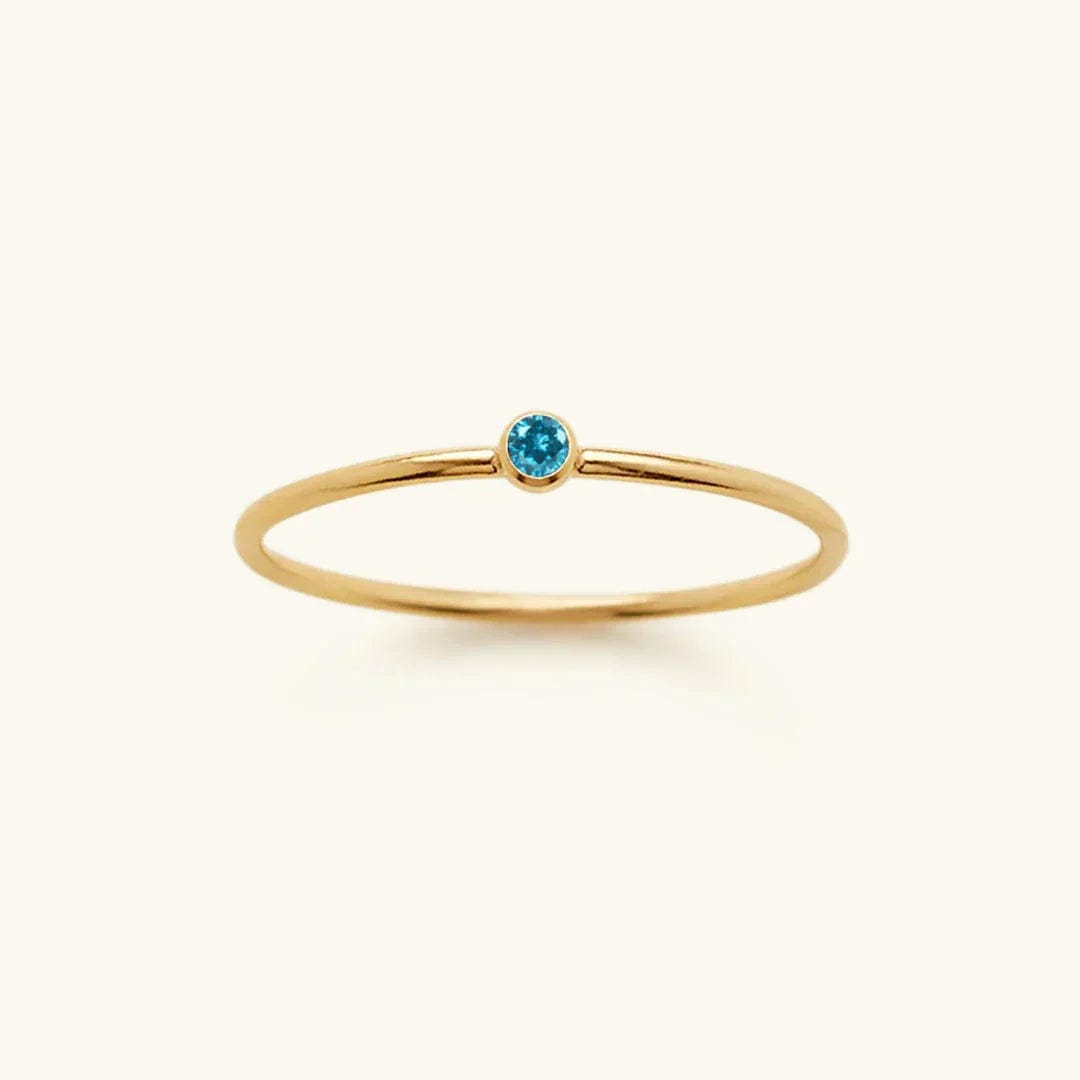 Precious Gemstone Stacker Ring
