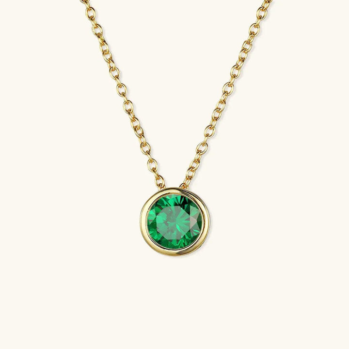 Radiant Gemstone Gold Chain