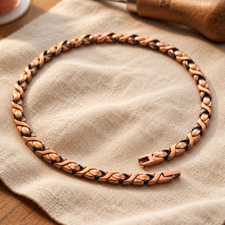 Evergreen Cedar Copper Necklace