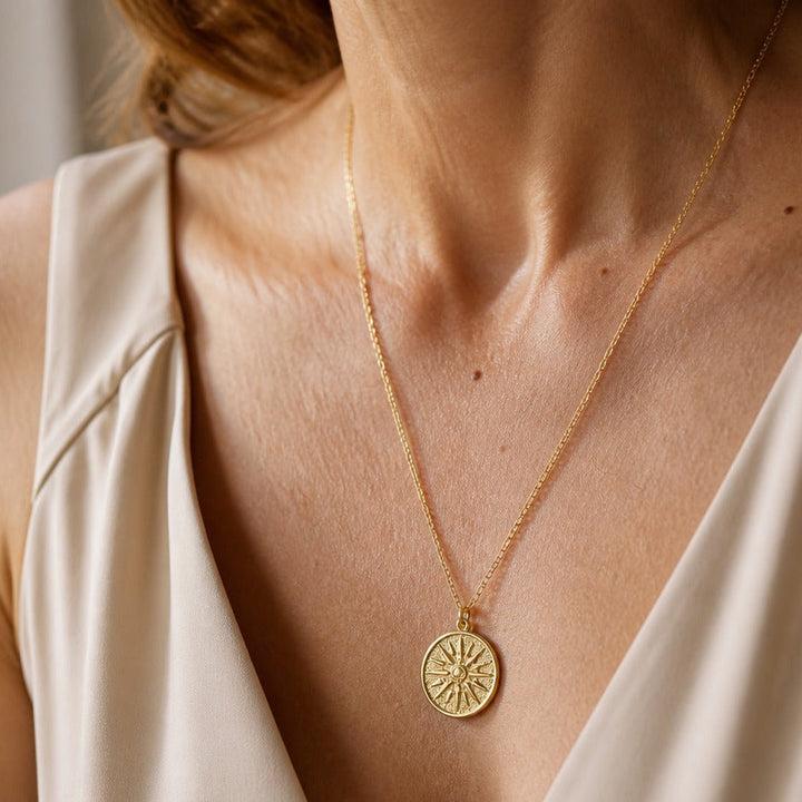 Opulent Zircon Halo Necklace