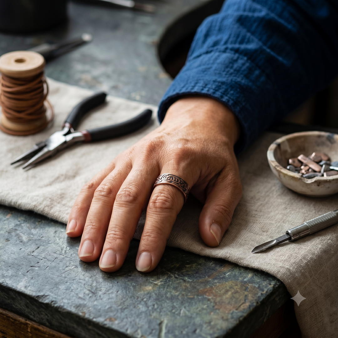 Nub Copper Ring