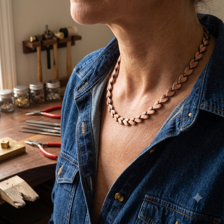 Bramble Copper Necklace