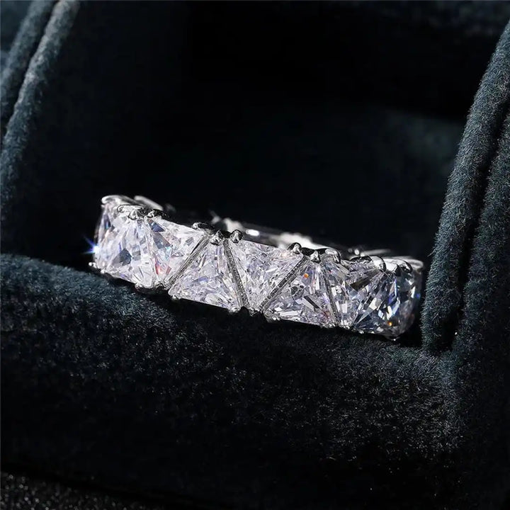 Vintage Triangle Stone Ring