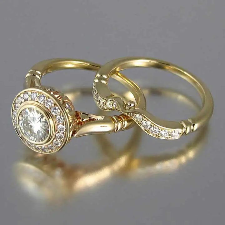 Elite Classic Golden Ring Set