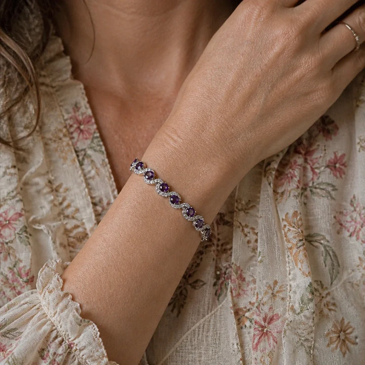 Halo Link Silver Bracelet