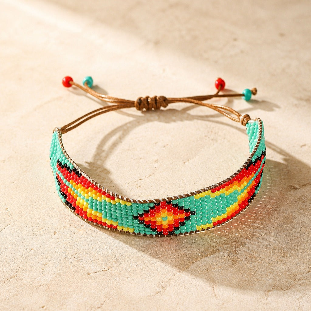 Handmade Beaded Bohemian Bracelet