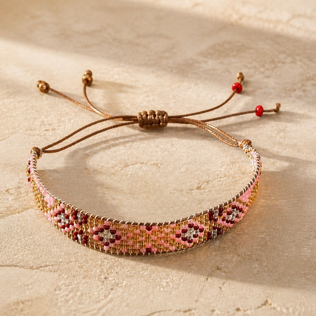 Handmade Beaded Bohemian Bracelet