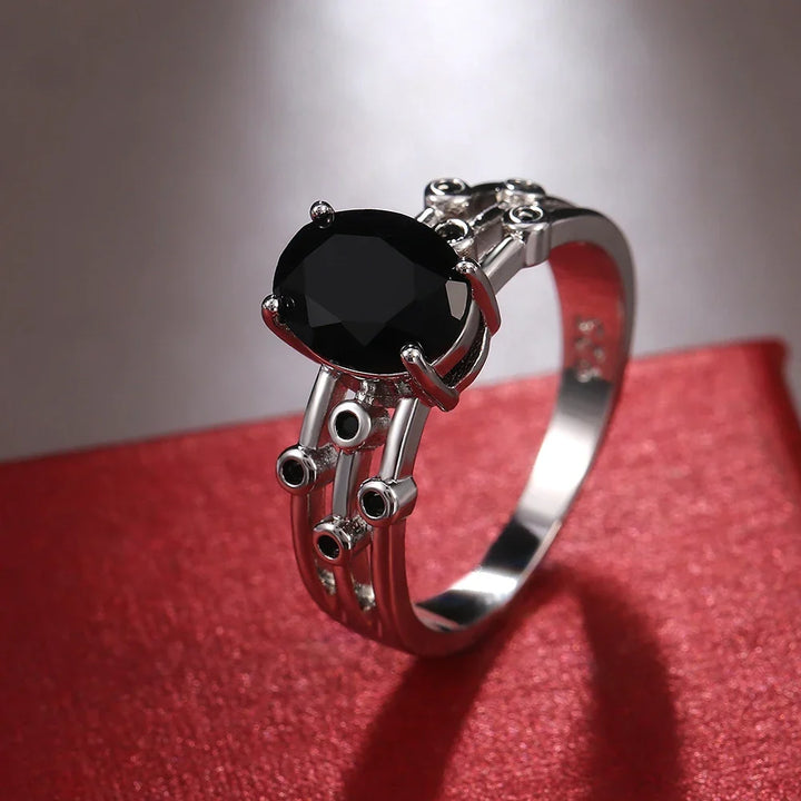 Noir Classic Zirconia Beauty Ring