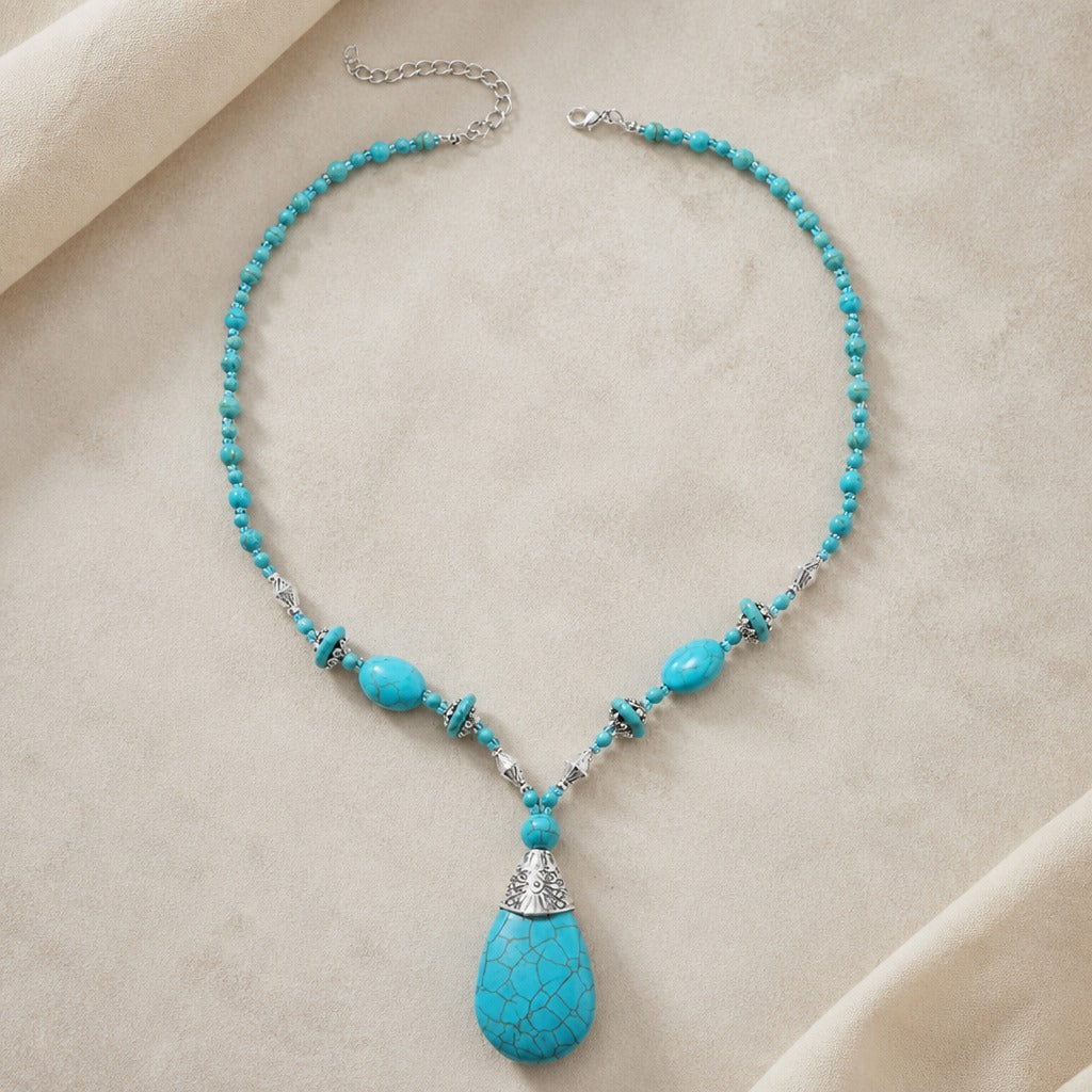 Iconic Turquoise Bead Necklace