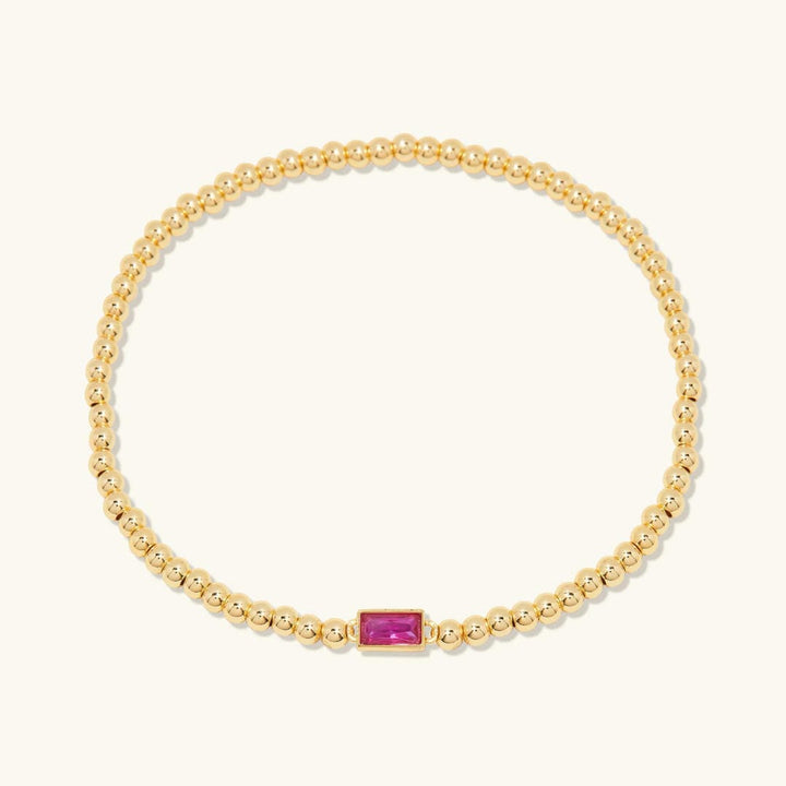 Radiant Gemstone Bracelet