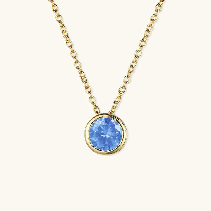 Radiant Gemstone Gold Chain