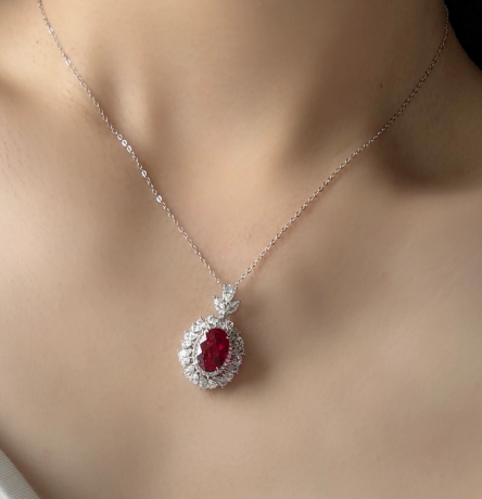 Luminous Sapphire Necklace