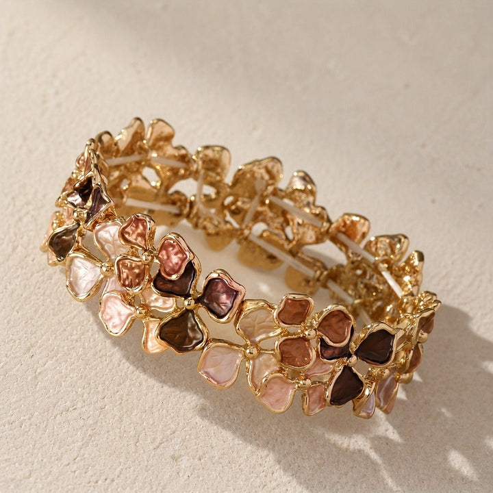 Floral Engraved Bracelet