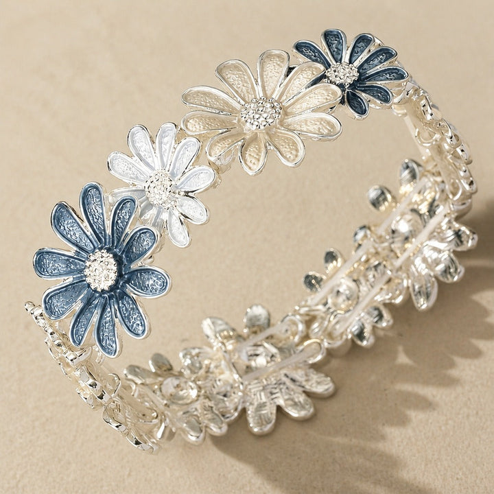 Floral Engraved Bracelet