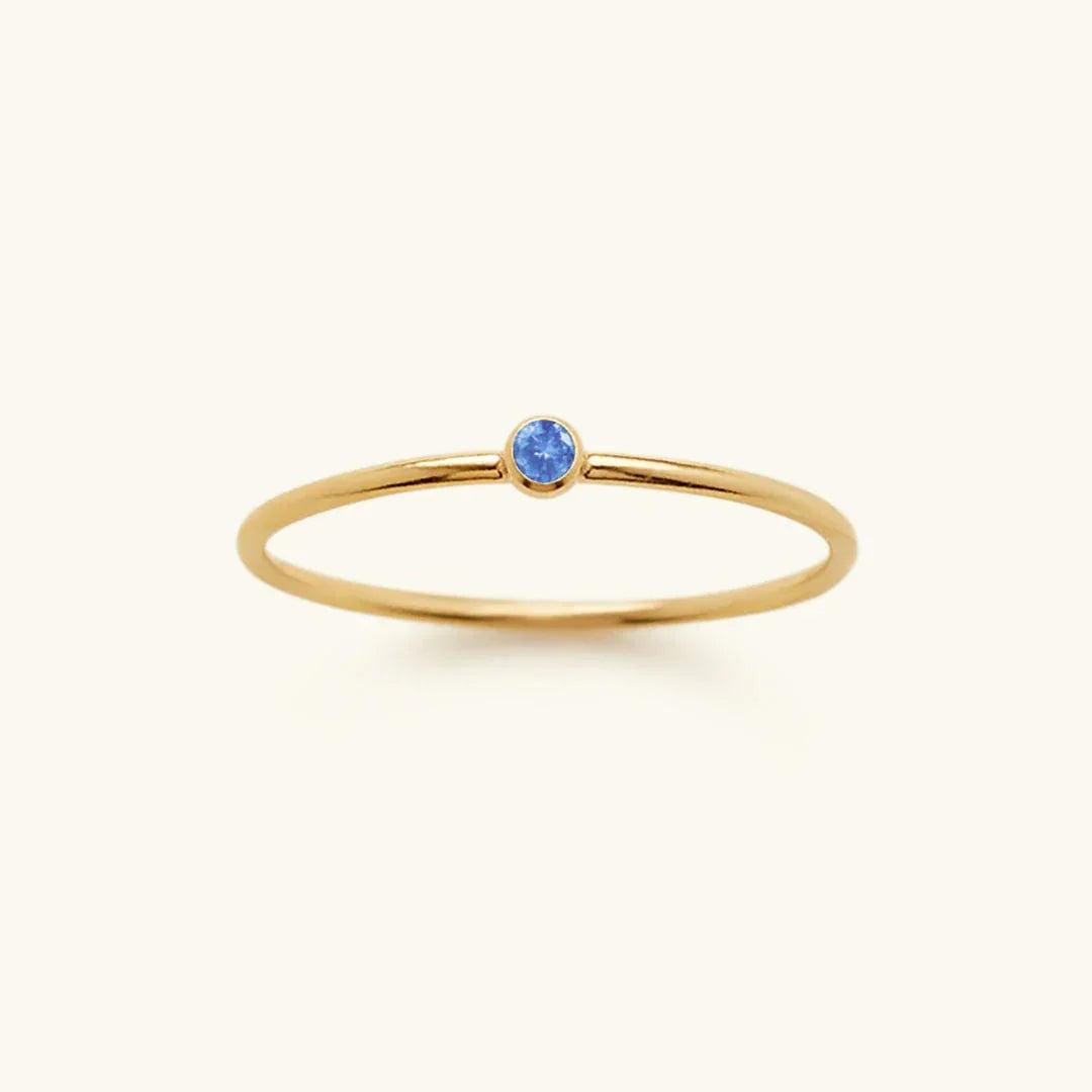 Precious Gemstone Stacker Ring