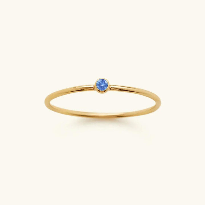 Precious Gemstone Stacker Ring