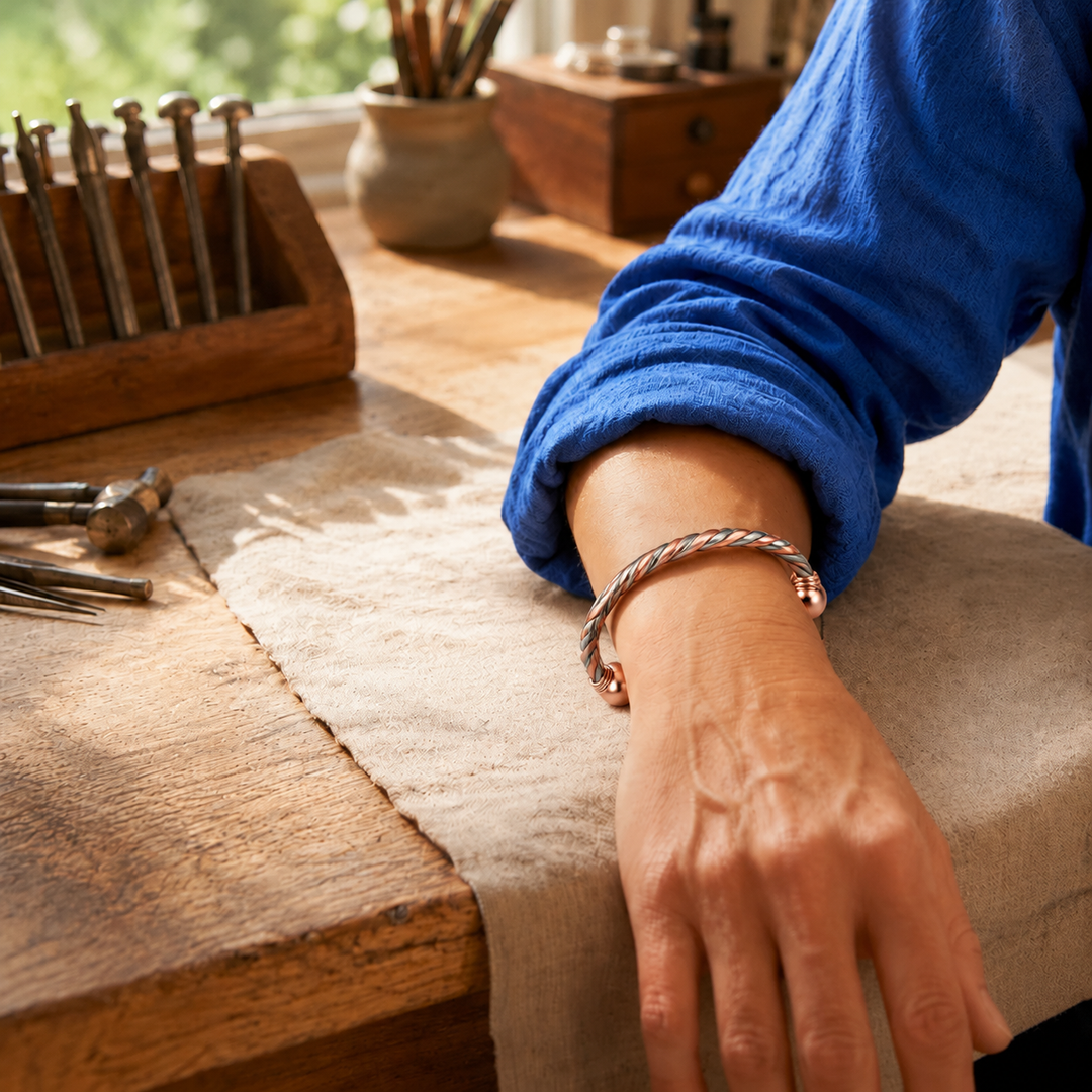 Mound Copper Bracelet