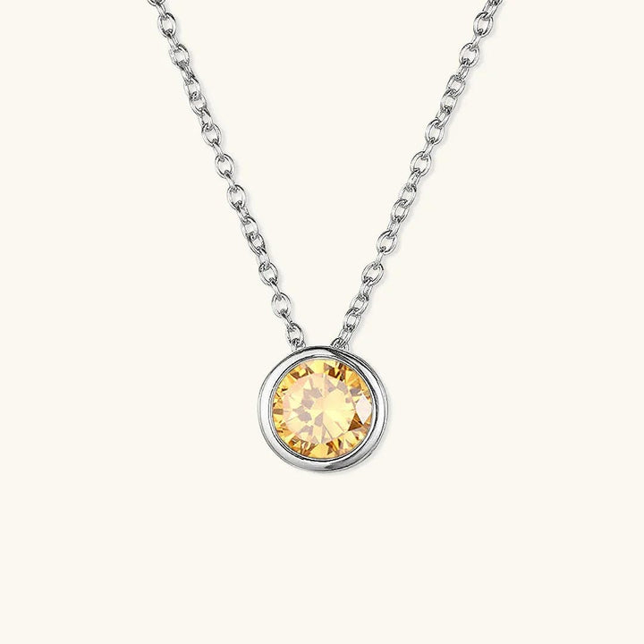 Radiant Gemstone Gold Chain
