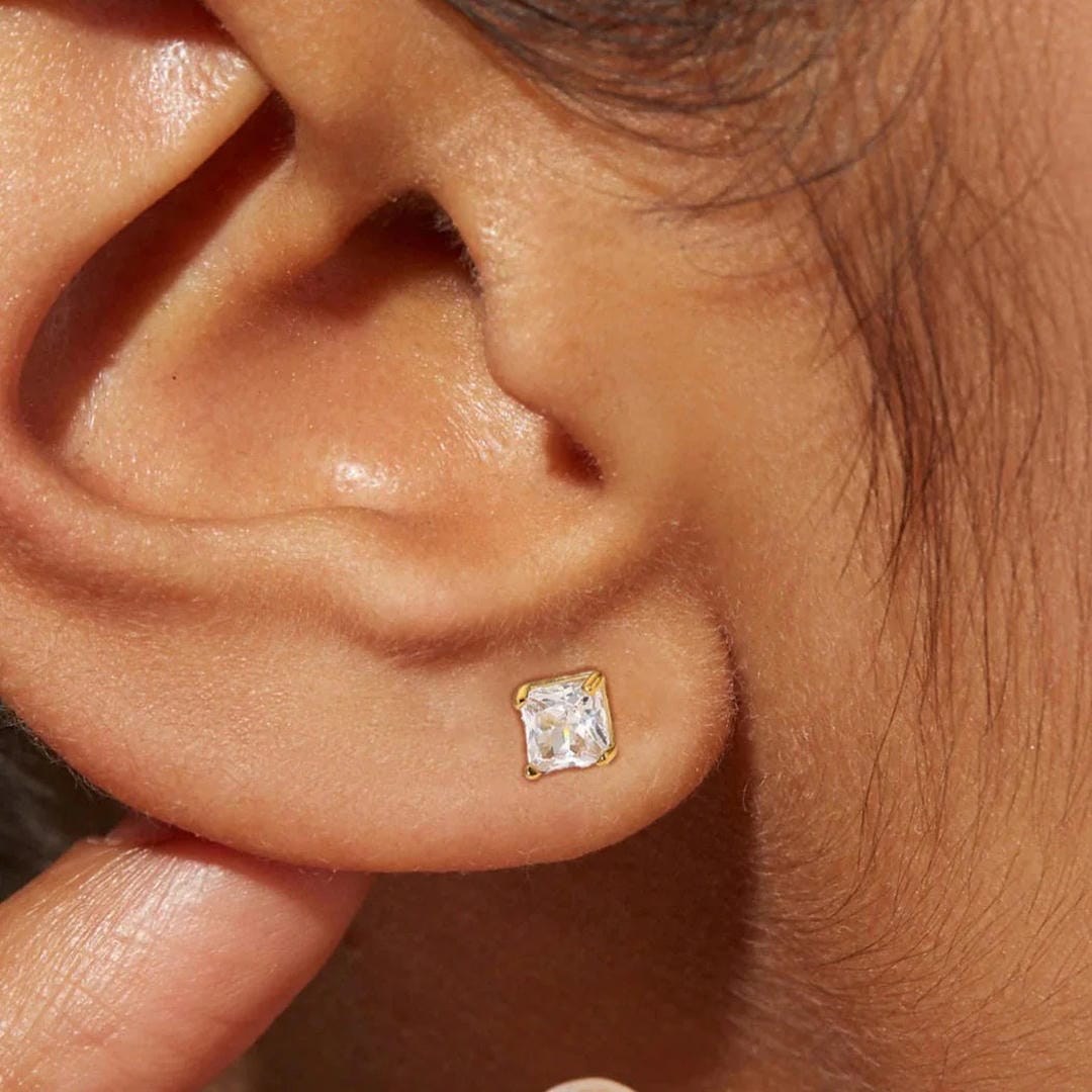 Ethereal Sparkling Gold Earrings
