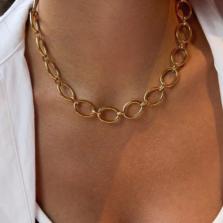 Timeless Bold Gold Chain Necklace
