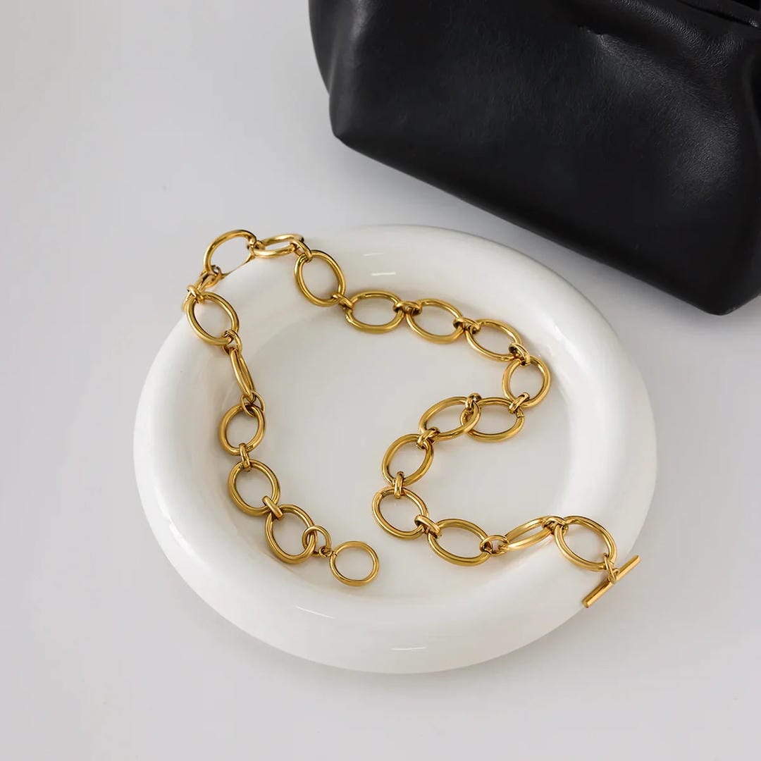 Timeless Bold Gold Chain Necklace