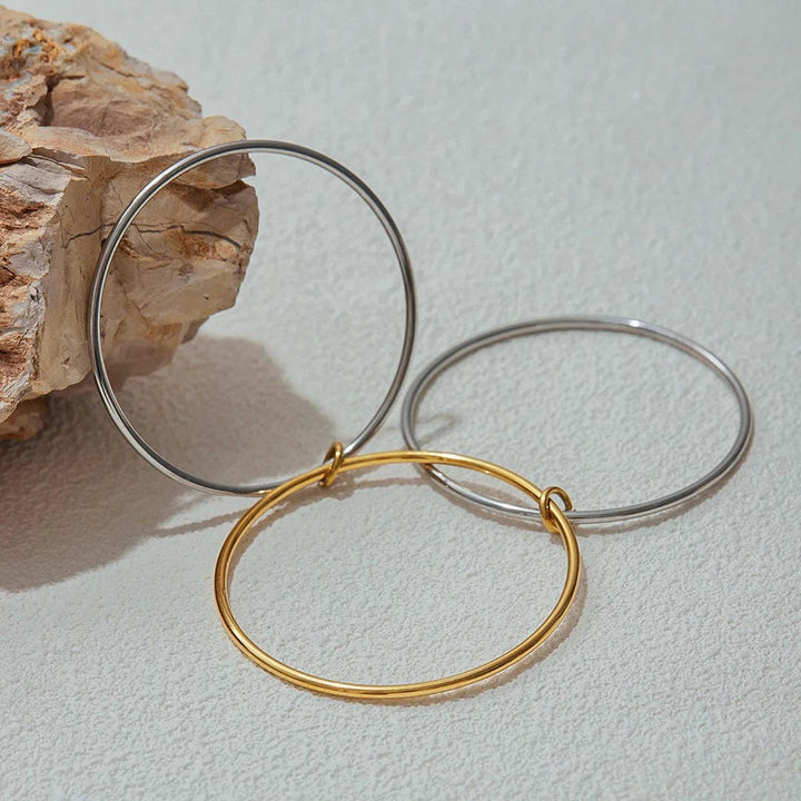 Timeless Two Tone Stacked Bracelet