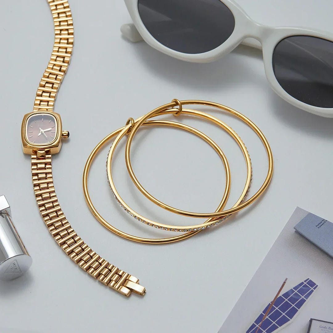 Stacked Crystals Elegance Bracelet