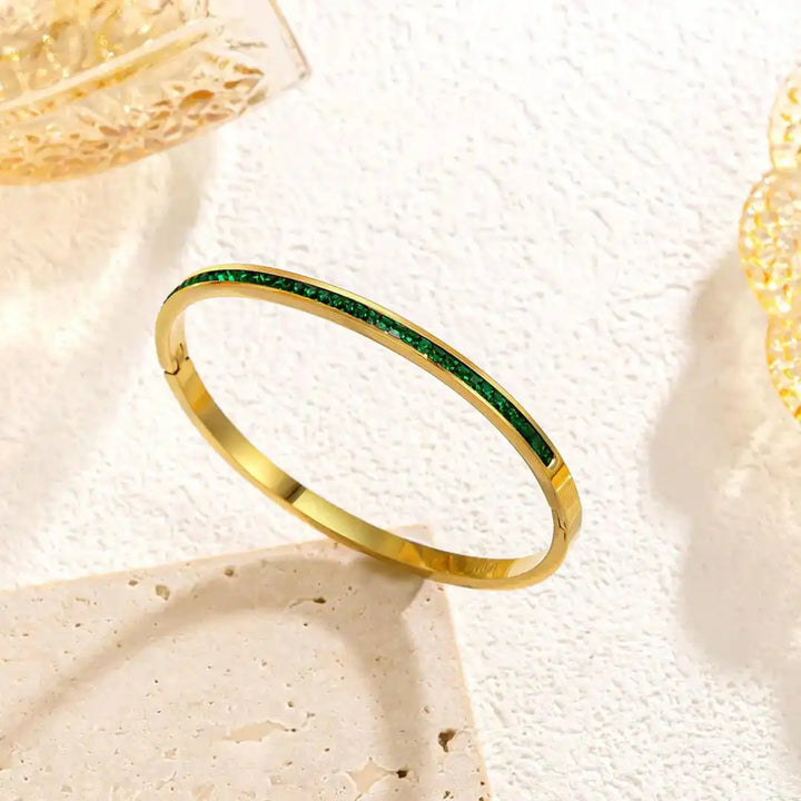 Emerald Link Fashion Bracelet
