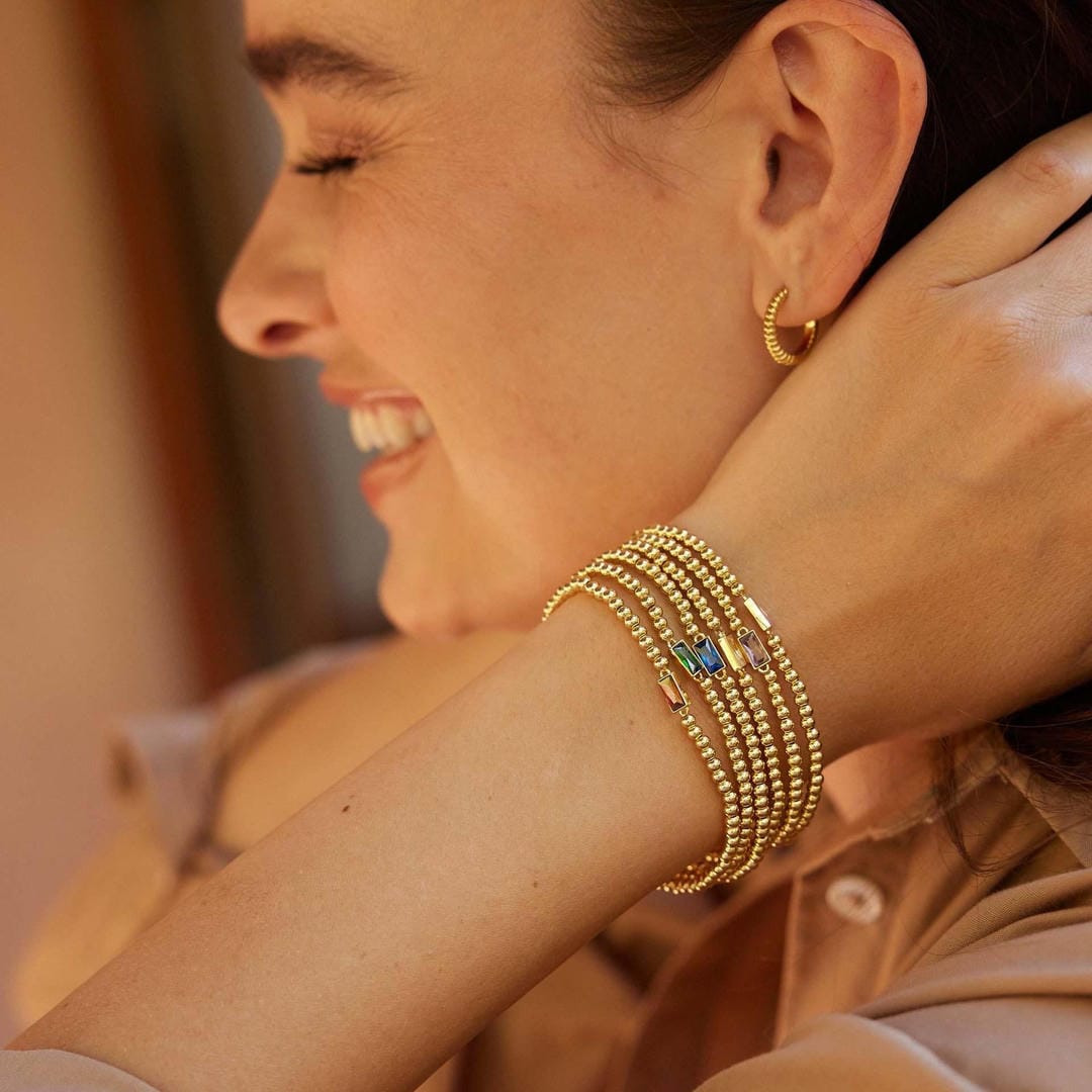 Radiant Gemstone Bracelet