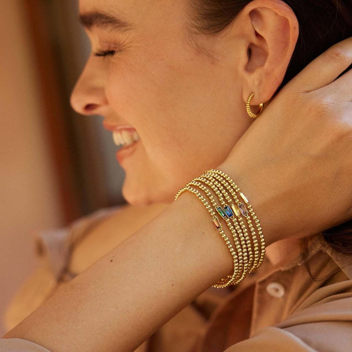 Radiant Gemstone Bracelet