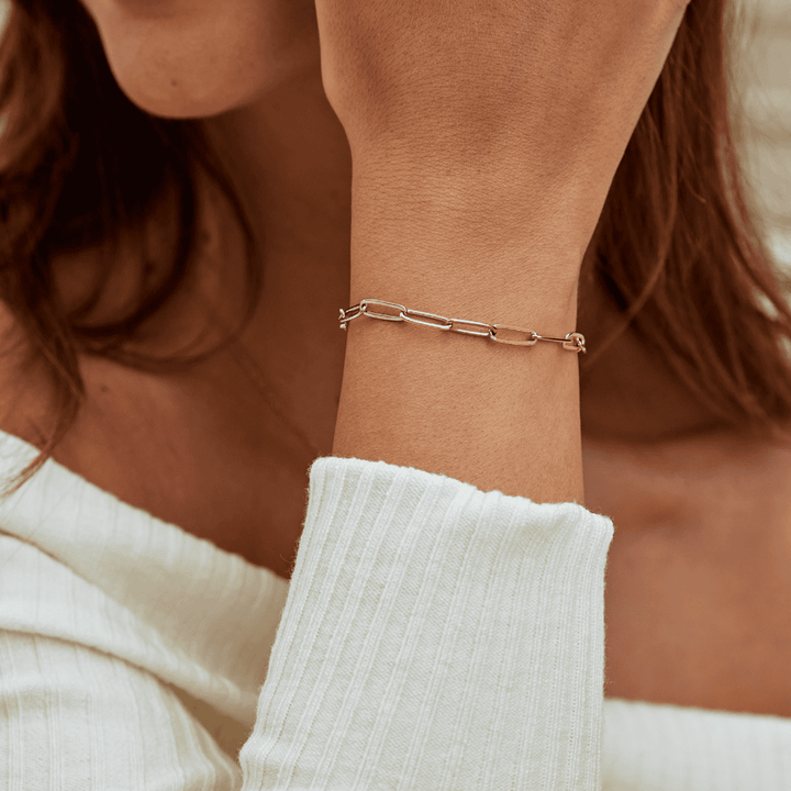 Modern Link Gold Bracelet