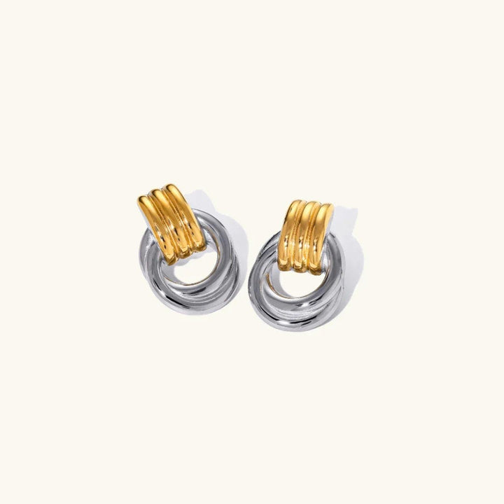 Lustrous Layered Hoop Earrings