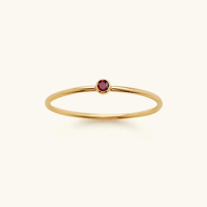 Precious Gemstone Stacker Ring