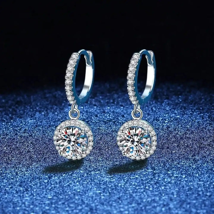 Sterling Silver Stone Earrings