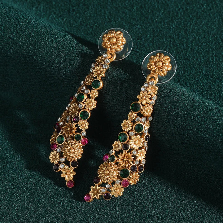 Aesthetic Floral Charm Earrings