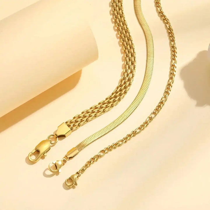 Stackable Bracelet Golden Pearl Set