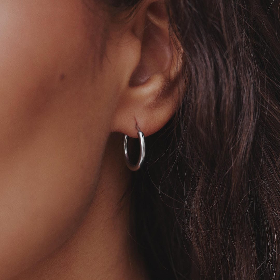 Everyday Silver Hoops