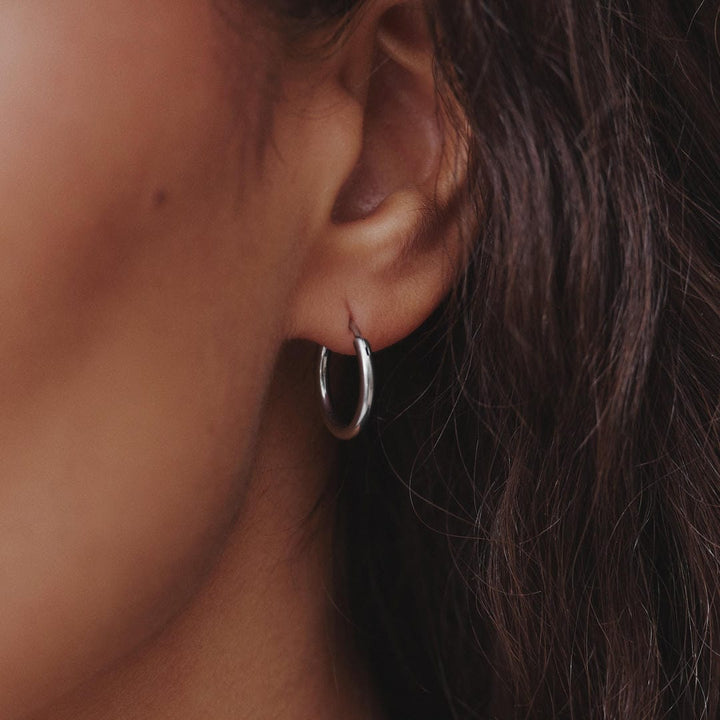 Everyday Silver Hoops