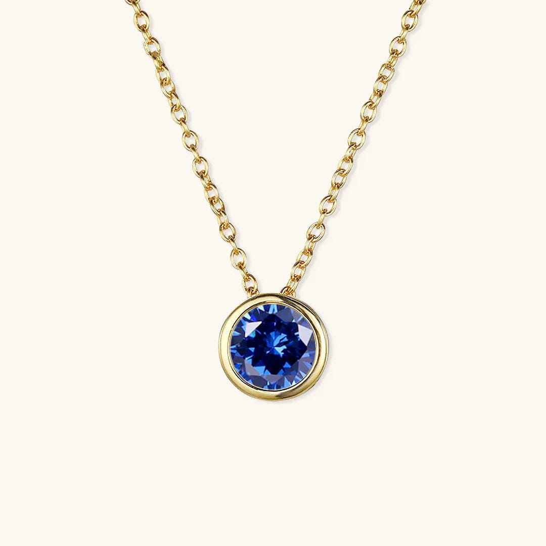 Radiant Gemstone Gold Chain