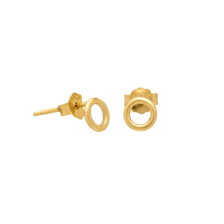 Micro Circle Studs Gold or Silver